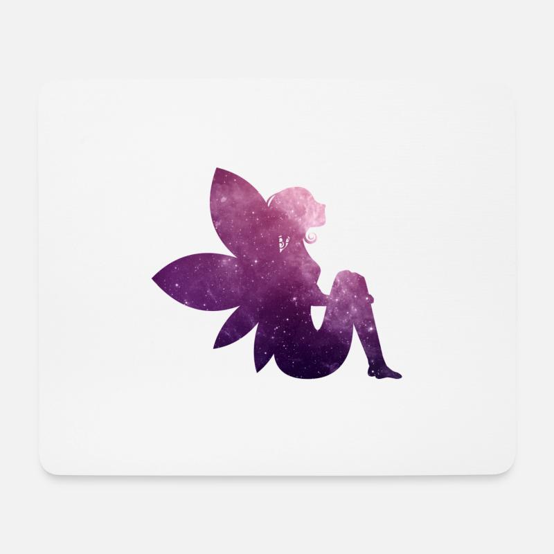 Fee/Elfe Geschenkidee - Mousepad (Querformat) - Weiß