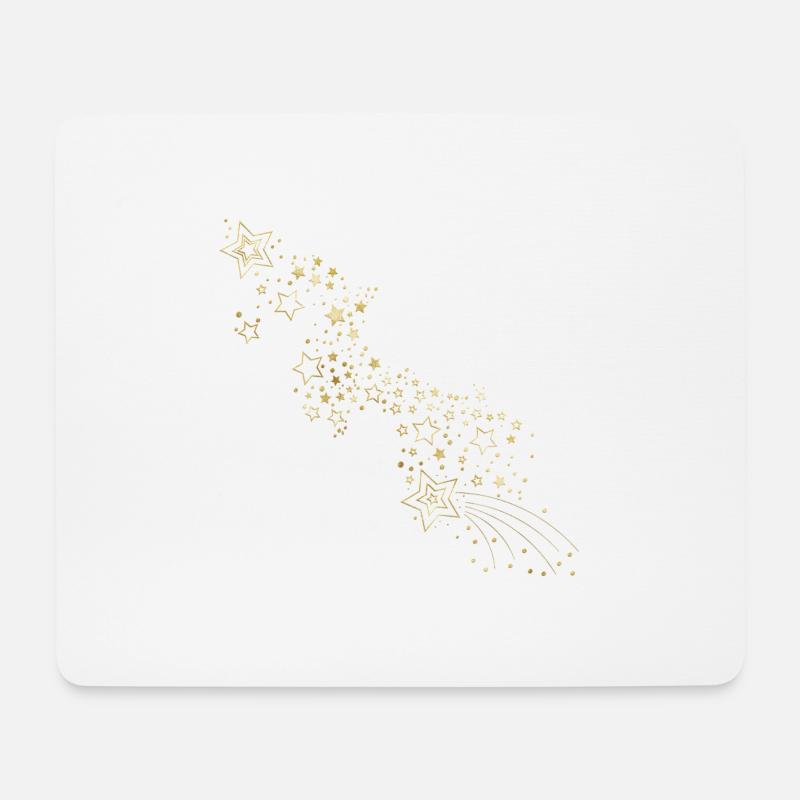 Star showers - Mouse Pad (horizontal) - white