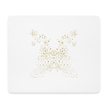 Averses d’étoiles - Tapis de souris (format paysage) - blanc - Devant