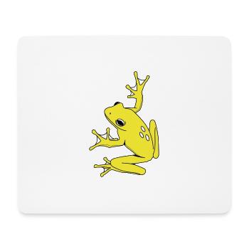 Tropical Yellow Frog - Mouse Pad (horizontal) - white - Front