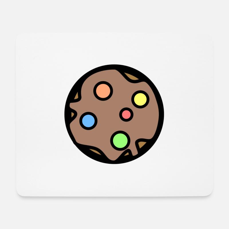 Keks - Mousepad (Querformat) - Weiß