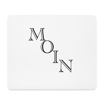Moin moinsen moin moin - Mousepad (Querformat) - Weiß - Vorne