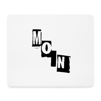 Moin, moin moin - Mousepad (Querformat) - Weiß - Vorne