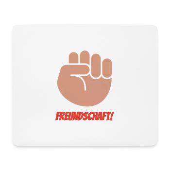 Freundschaft! - Mousepad (Querformat) - Weiß - Vorne