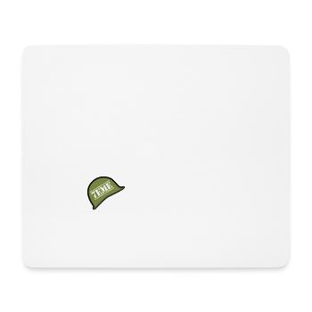 J’ai glissé chef - Tapis de souris (format paysage) - blanc - Devant
