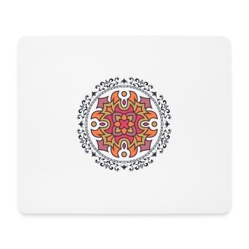 Autumn Flower - Mouse Pad (horizontal) - white - Front