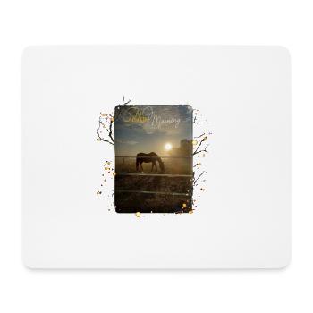 goldenmorning - Mousepad (Querformat) - Weiß - Vorne