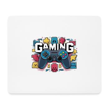 Jeux - Manettes - Tapis de souris (format paysage) - blanc - Devant