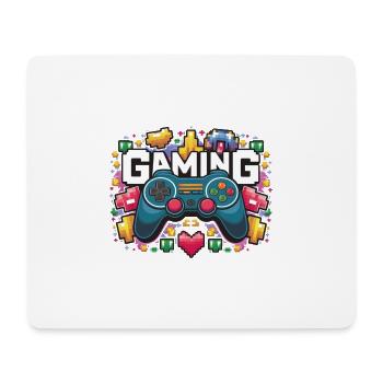 Jeux - Manettes - Tapis de souris (format paysage) - blanc - Devant