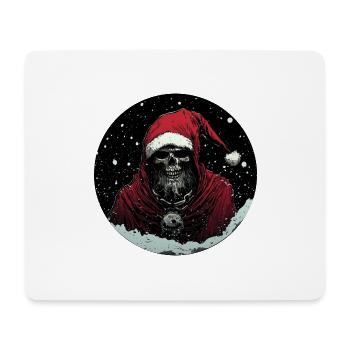 Grusel-Santa: Festlicher Schrecken! - Mousepad (Querformat) - Weiß - Vorne
