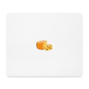 Leben von Liebe und Raclette - Mousepad (Querformat) - Weiß - Vorne