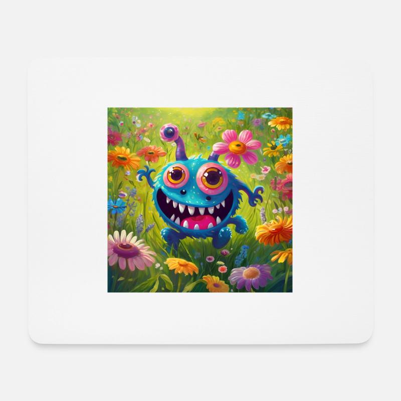 Freaks Monster - Mousepad (Querformat) - Weiß