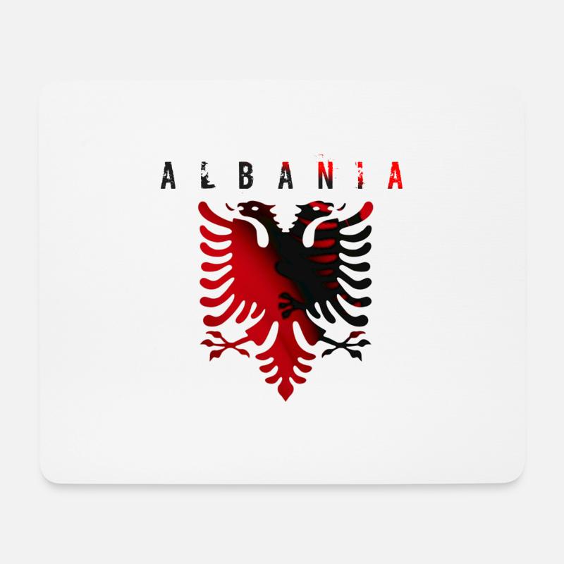 Albania - Mousepad (Querformat) - Weiß