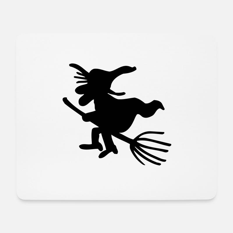 hexe - Mousepad (Querformat) - Weiß