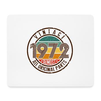 Vintage 1972 almost all original - Mouse Pad (horizontal) - white - Front
