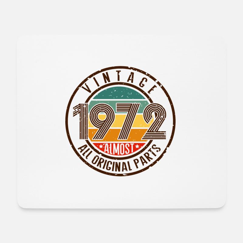 Vintage 1972 almost all original - Mouse Pad (horizontal) - white