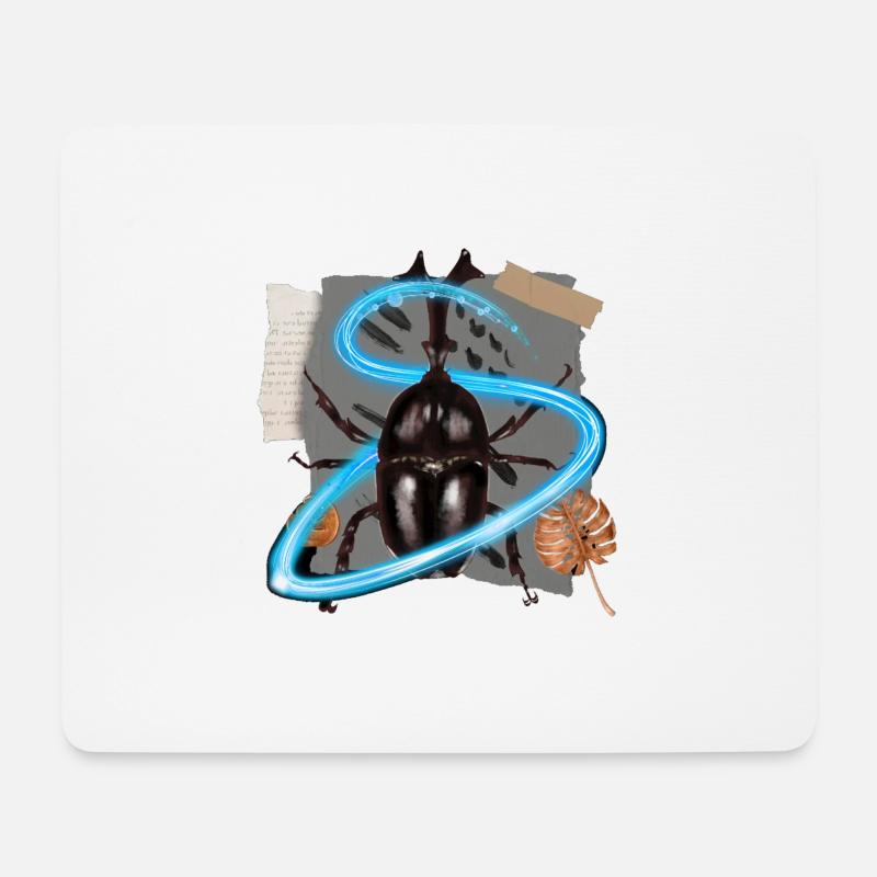 Large insect - Mouse Pad (horizontal) - white