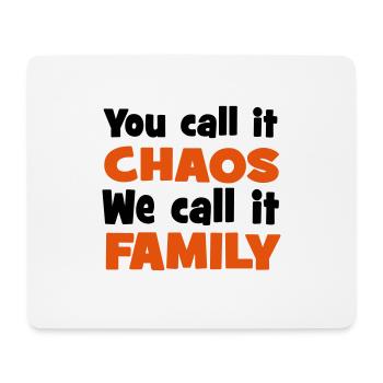 Familie - Mousepad (Querformat) - Weiß - Vorne