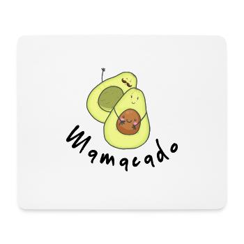 Mamacado mom gift idea pregnant baby - Mouse Pad (horizontal) - white - Front