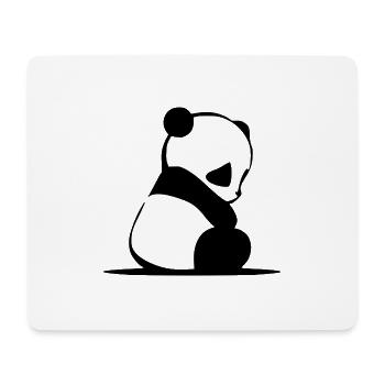 Panda - Mousepad (Querformat) - Weiß - Vorne