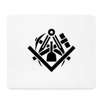 Steinmetz - Marque de guilde - Tapis de souris (format paysage) - blanc - Devant
