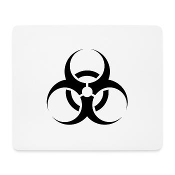 Biohazard - Mouse Pad (horizontal) - white - Front