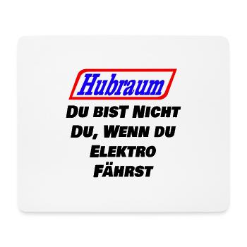 Hubraum Statt Wohnraum - Mousepad (Querformat) - Weiß - Vorne