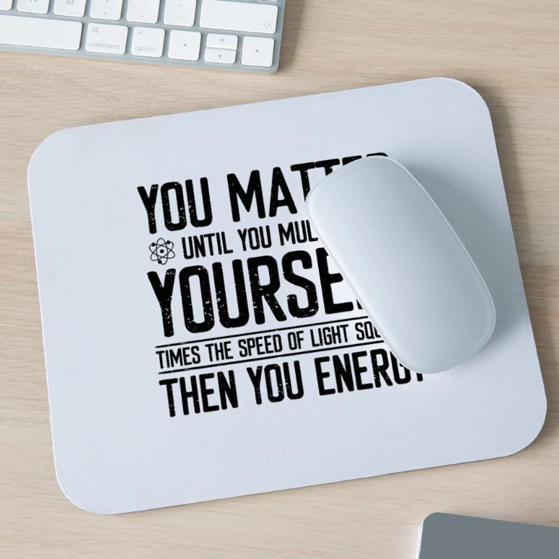 Quantum Physics Physicist Physics Professor Molecule Mouse Pad (horizontal)
