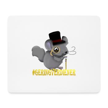 Geringverdiener - Mousepad (Querformat) - Weiß - Vorne