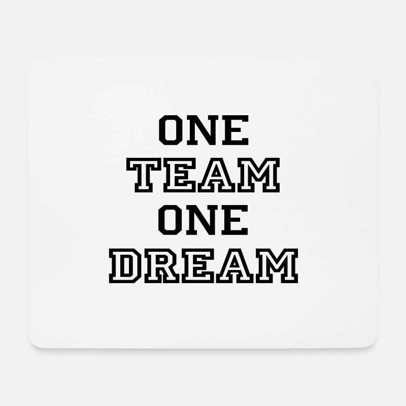 team - Mousepad (Querformat) - Weiß