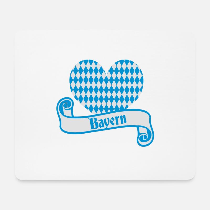 Bayern - Mousepad (Querformat) - Weiß