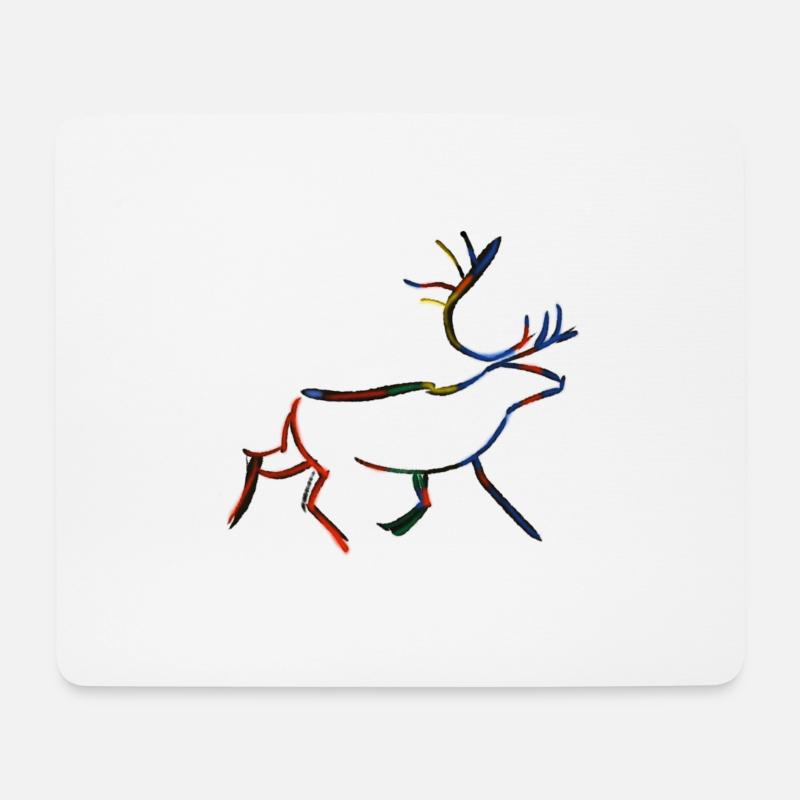 Rein - Mousepad (Querformat) - Weiß