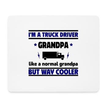 I'm a truck driver grandpa - Mouse Pad (horizontal) - white - Front