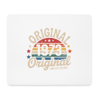 1973 Vintage Édition limitée Cadeau 1973 - Tapis de souris (format paysage) - blanc - Devant