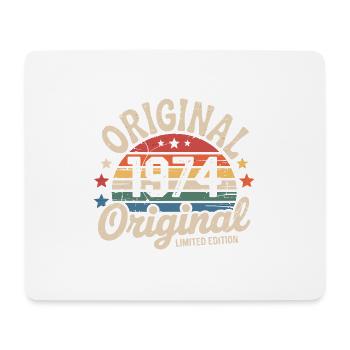 1974 Vintage Limited Edition Geschenk 1974 - Mousepad (Querformat) - Weiß - Vorne