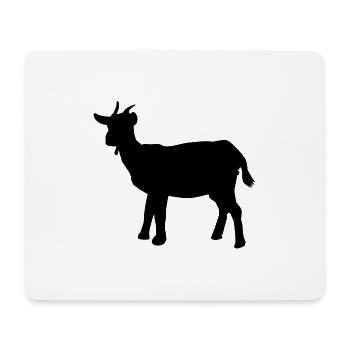 goat10 - Mousepad (Querformat) - Weiß - Vorne