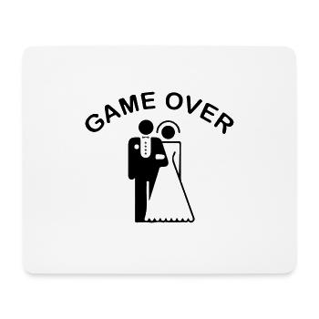 Game Over Wedding humor gift - Mouse Pad (horizontal) - white - Front