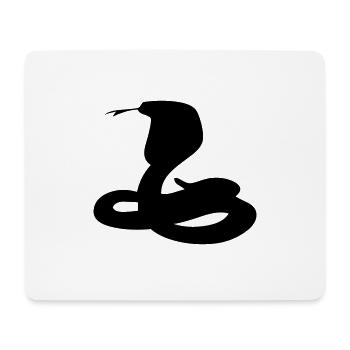 snake - Mouse Pad (horizontal) - white - Front