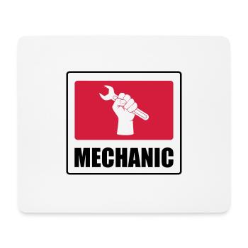 Mechaniker - Mousepad (Querformat) - Weiß - Vorne