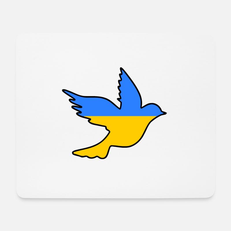 Ukraine - Mousepad (Querformat) - Weiß