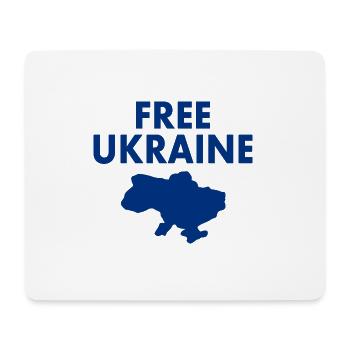 Free ukraine - Mouse Pad (horizontal) - white - Front