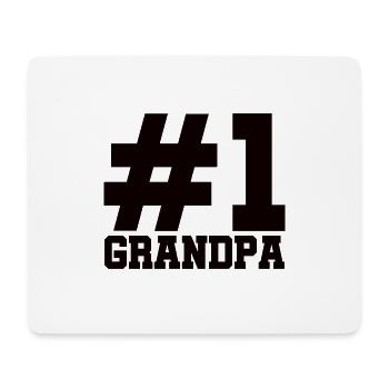 Best Grandpa Saying Gift Shirt - Mouse Pad (horizontal) - white - Front