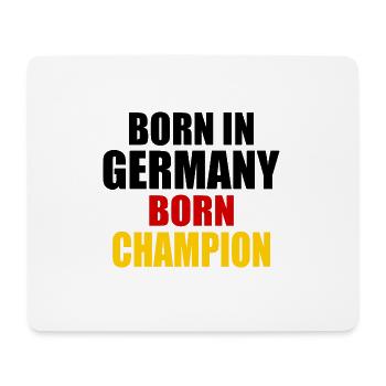 born in germany born champion - Allemagne - Tapis de souris (format paysage) - blanc - Devant