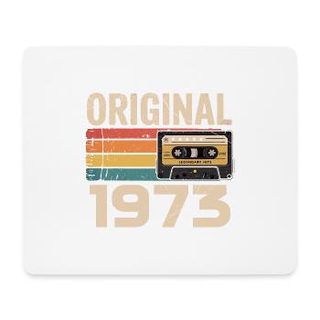 Original 1973 Vintage 1973 Retro Anniversary - Mouse Pad (horizontal) - white - Front