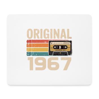 Originales 1967er Retro-Jubiläum 1967 - Mousepad (Querformat) - Weiß - Vorne