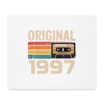 Original 1997 Vintage 1997 Rétro Anniversaire - Tapis de souris (format paysage) - blanc - Devant
