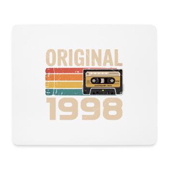 Original 1998 Vintage 1998 Retro Birthday - Mouse Pad (horizontal) - white - Front