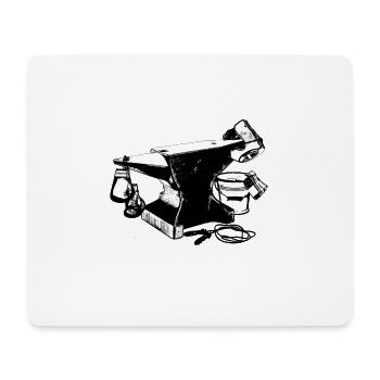 Der Amboss - Mousepad (Querformat) - Weiß - Vorne