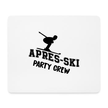 apres ski party crew - Mouse Pad (horizontal) - white - Front