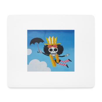 one piece Brook Skelet Anime Sky sky clouds dead - Mouse Pad (horizontal) - white - Front